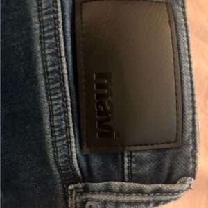 Mavi Dark Blue Denim with Black Patch